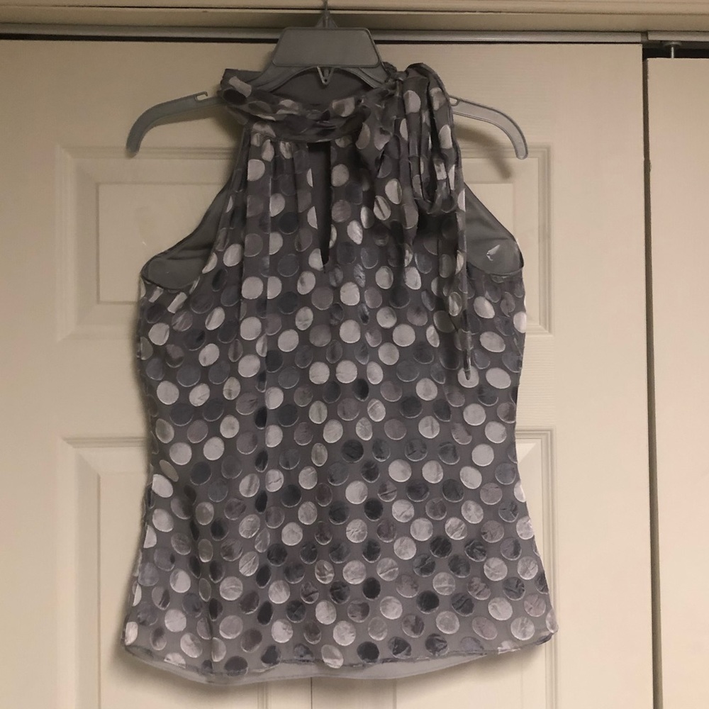 Silver dress shirt